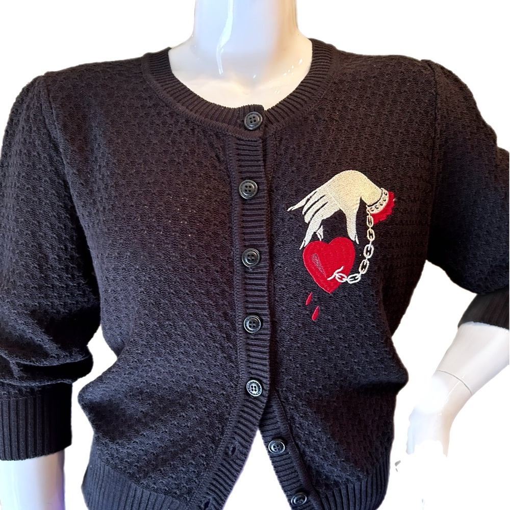Mischief Made Captive Heart Cardigan Size XXL NWOT